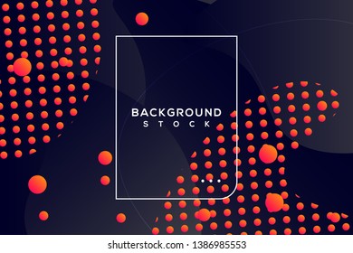 abstract fluid background with black & orange gradient. curvy, wavy, fluid, flowing, droplets, irregular shapes. suitable for background, landing page, wallpaper, home screen, theme. vector eps 10