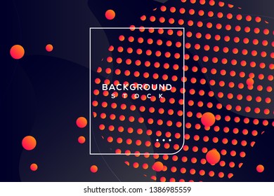 abstract fluid background with black & orange gradient. curvy, wavy, fluid, flowing, droplets, irregular shapes. suitable for background, landing page, wallpaper, home screen, theme. vector eps 10