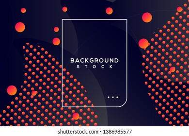 abstract fluid background with black & orange gradient. curvy, wavy, fluid, flowing, droplets, irregular shapes. suitable for background, landing page, wallpaper, home screen, theme. vector eps 10