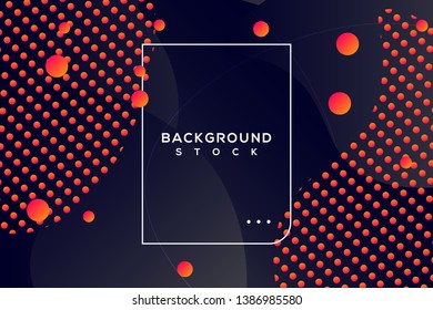 abstract fluid background with black & orange gradient. curvy, wavy, fluid, flowing, droplets, irregular shapes. suitable for background, landing page, wallpaper, home screen, theme. vector eps 10