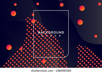 abstract fluid background with black & orange gradient. curvy, wavy, fluid, flowing, droplets, irregular shapes. suitable for background, landing page, wallpaper, home screen, theme. vector eps 10