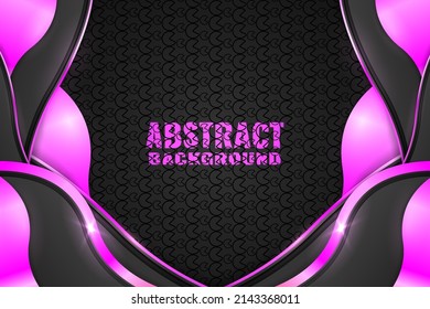Abstrakter, flüssiger Hintergrund mit schwarz-rosa Farbe