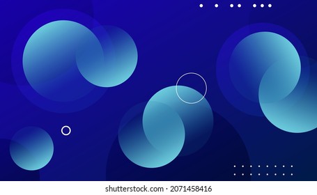 abstract fluid background with blue color. Blue fluid shapes composition with trendy gradients. Dynamic shapes composition and elements. Modern design in Eps10 vector illustration