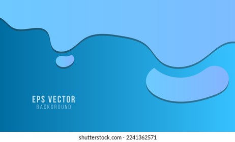Resumen de fondo fluido con color azul, diseño de fondo moderno. Color líquido. Composición de formas fluidas. Ajustar al diseño de la presentación