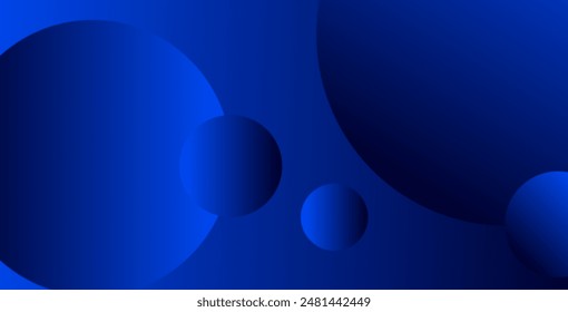 abstract fluid background with blue color. Circle shapes composition. Dynamic shapes composition and elements. Trendy and modern gradient background color. Vector eps10 