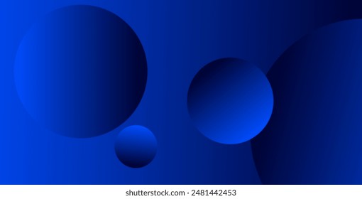 abstract fluid background with blue color. Circle shapes composition. Dynamic shapes composition and elements. Trendy and modern gradient background color. Vector eps10 