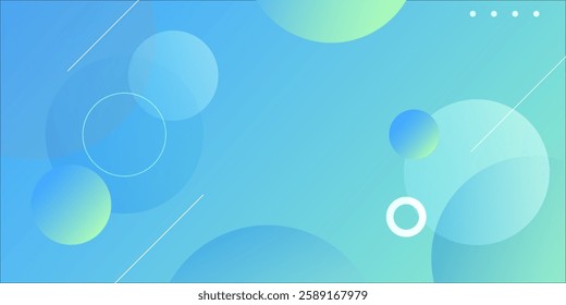 abstract fluid background with blue color. Geometric wallpaper with circle. Minimal fluid background for posters, placards, brochures, banners, web pages, headers, covers, and other. Eps10 vector