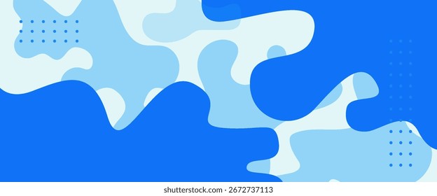 Fondo fluido abstracto con color azul