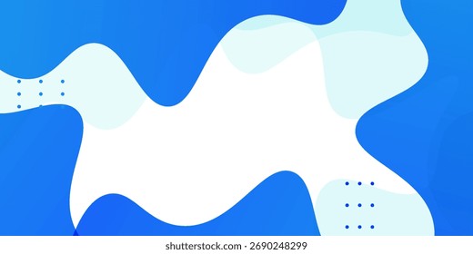 fundo de fluido abstrato com cor azul. Eps 10