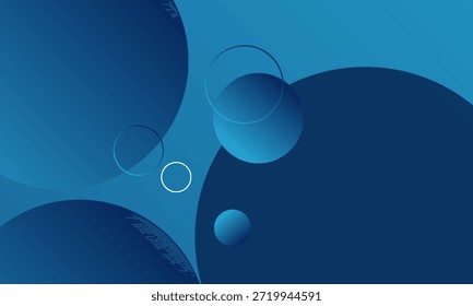 abstract fluid background with blue color. Circle shapes composition. Dynamic shapes composition and elements.