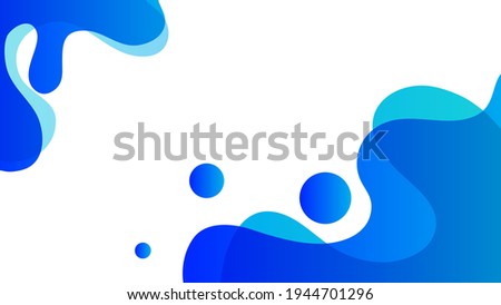 abstract fluid background with blue color