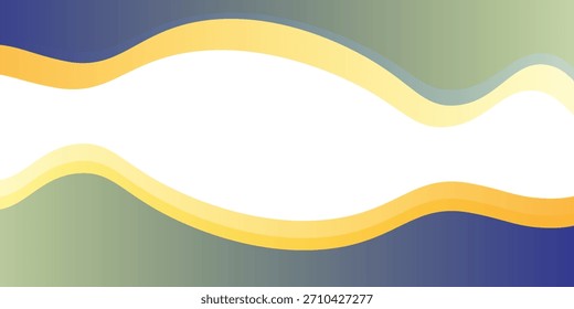 abstract fluid background with blue and yellow color. vector illustration