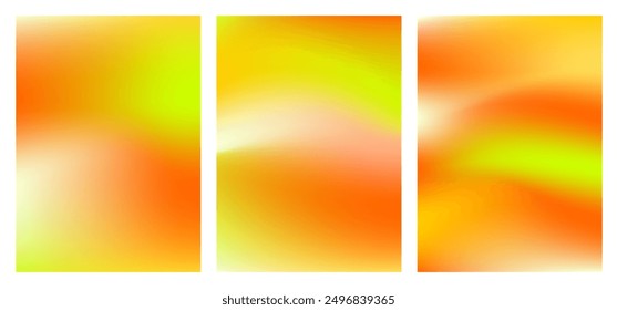 Abstract fluid background collection. Red, green, yellow gradient mix for ideas, ads, social media posts, web, backgrounds, banners, greeting, celebration, displays, flyers, invitation, idea