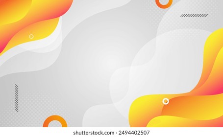 Abstract fluid background with colorful gradient