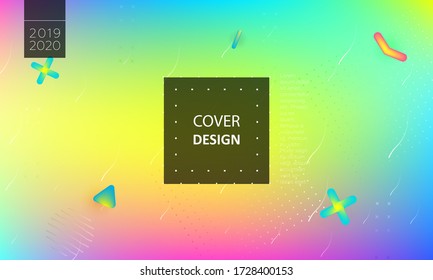 Abstract fluid background. Colorful presentation backdrop. With copy text space. Vector business cover template. Bright vector cover illustration design.
