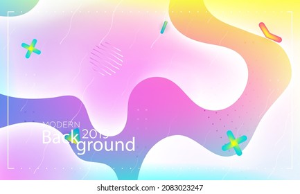Abstrakter, flüssiger Hintergrund. Farbige Präsentation vor Hintergrund. Design-Vorlage abdecken. Vorlage für die Vektorgrafik-Titelseite. Helles Vektorgrafik-Design.