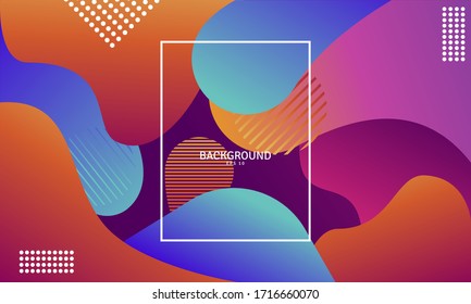 diseño de fondo de fluido abstracto, diseño geométrico colorido, fondo degradado moderno