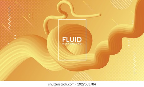 abstract fluid background design template  