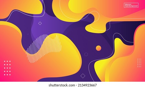 Abstract Fluid background designed using gradient colors (2)