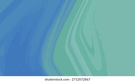 Fondo fluido Abstractas con puntos que fluyen en bucle transparente de colores azul y verde, abstractos Twirl Blink Dot, stock de Regalías.
