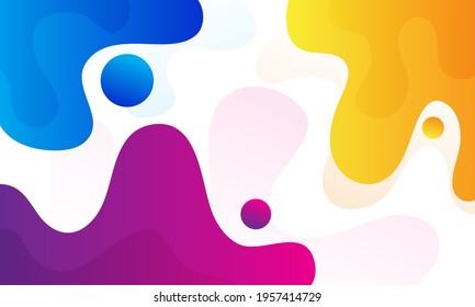 abstract fluid background with fullcolor