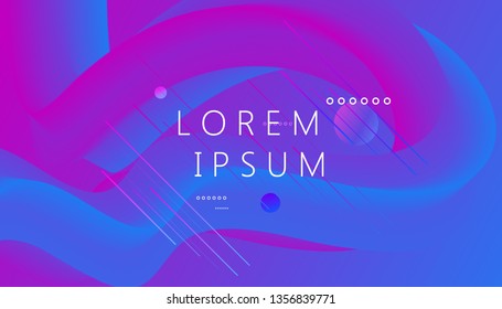 Abstract fluid background. Futuristic liquid gradient shapes design. Vector eps10.