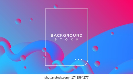 abstract fluid background with gradient. curvy, wavy, liquid, flowing, blue, red. suitable for banner, poster, landing page, wallpaper, home screen, theme. vector eps10