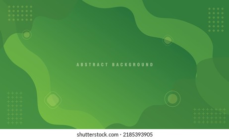 abstract fluid background with green color. gradient color