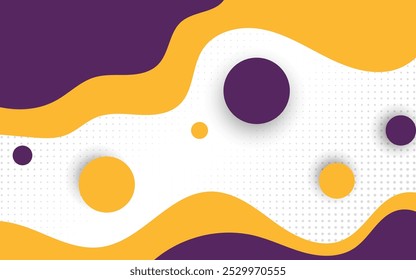 Fundo de fluido abstrato e objeto de círculo de meio-tom