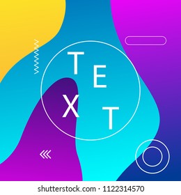 Abstract Fluid Background, Liquid background, Vector Illustration, for poster Template design