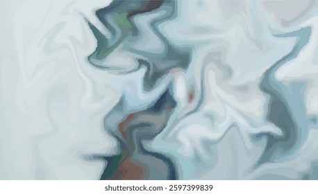 an abstract, fluid background with a mixture of soft, muted blues, grays, and hints of green and brown. The smooth, swirling patterns create a dreamy and ethereal effect.
