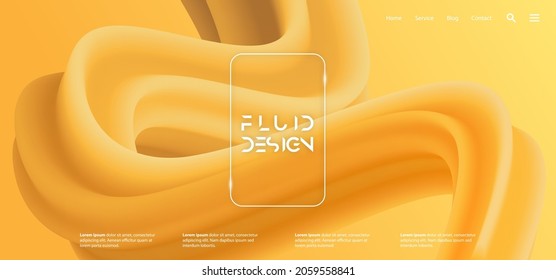 Resumen del fondo del líquido. Plantilla de diseño moderna en formato Vector