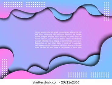 abstract fluid background with multicolor blue and pink, smooth gradient