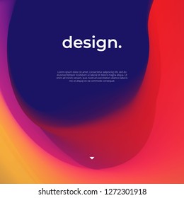 Abstract fluid background. new years 2019. social media post for your party event.