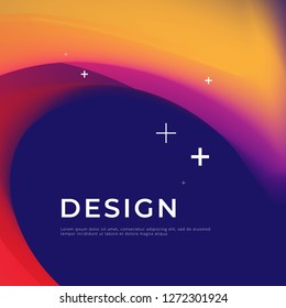 Abstract fluid background. new years 2019. social media post for your party event.