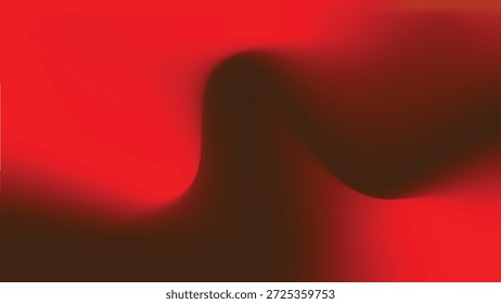Abstrakter, fließender Hintergrund mit roten 3D-Wellenformen. Modernes Flüssig-Gradient-Mesh-Design für Landingpages, Technologie-Websites, kreative Poster und digitale Tapeten.