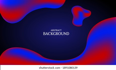 abstract fluid background with red and blue color