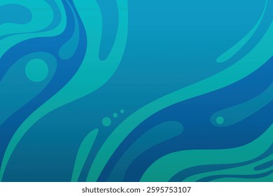 Abstract fluid background with smooth, wavy gradients and dynamic flow, perfect for modern and creative designs