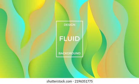 Abstract Fluid Background Template Design For Business Presentation, Banner, Flyer and Website Background