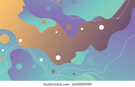 Abstract fluid background. Vector illustration.