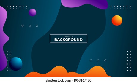 Abstract Fluid Background For Web, Landing Page, Wallpaper, Banner, Presentation, and etc.