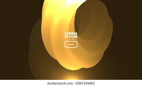fondo de líquido abstracto.fondo de gradación dorado y amarillo
