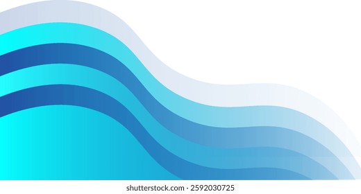 abstract fluid banner background with blue color. vector illustration