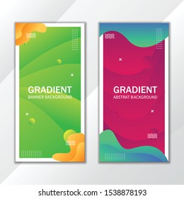 ABSTRACT FLUID BANNER BACKGROUND vector eps 10
