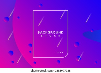 abstract fluid banner with purple & blue gradient. curvy, wavy, fluid, flowing, irregular shapes. suitable for background, landing page, wallpaper, home screen, theme. vector eps 10