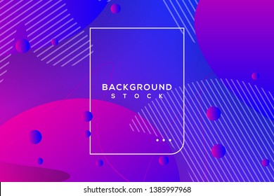abstract fluid banner with purple & blue gradient. curvy, wavy, fluid, flowing, irregular shapes. suitable for background, landing page, wallpaper, home screen, theme. vector eps 10