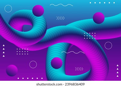 Abstract Fluid Color Background Modern Style