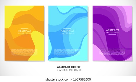 Abstract Fluid Color Background Vector