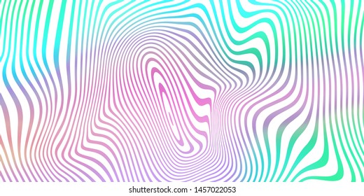 Resumen del fondo de mezcla de color del fluido, patrón holográfico de rayas iridiscentes. Tendencia del vector color líquido gradiente fondo de salpicadura