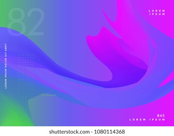 abstract fluid color gradient background